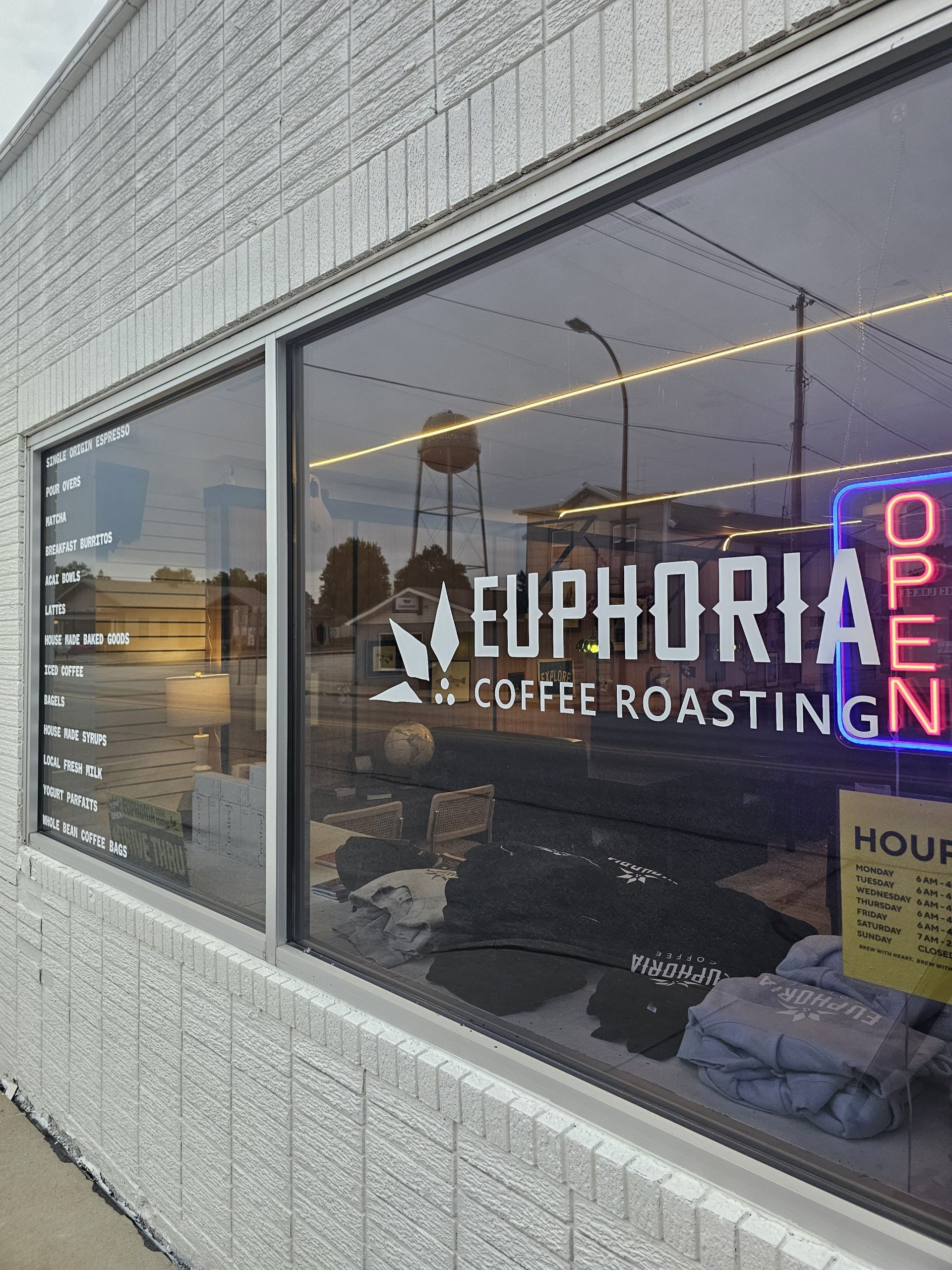 euphoria coffee logo and services